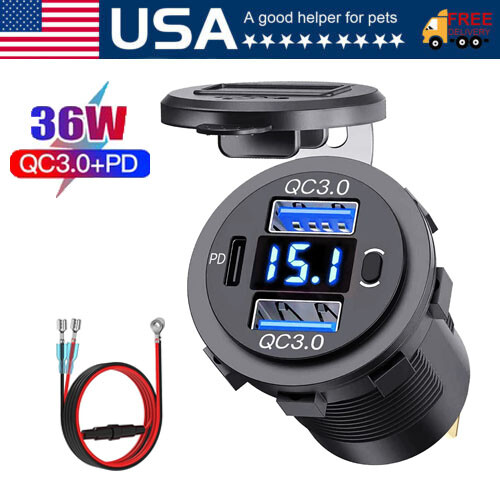 12v 24v qc3 - +, qc3.0